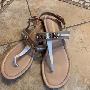 Coach thong sandals